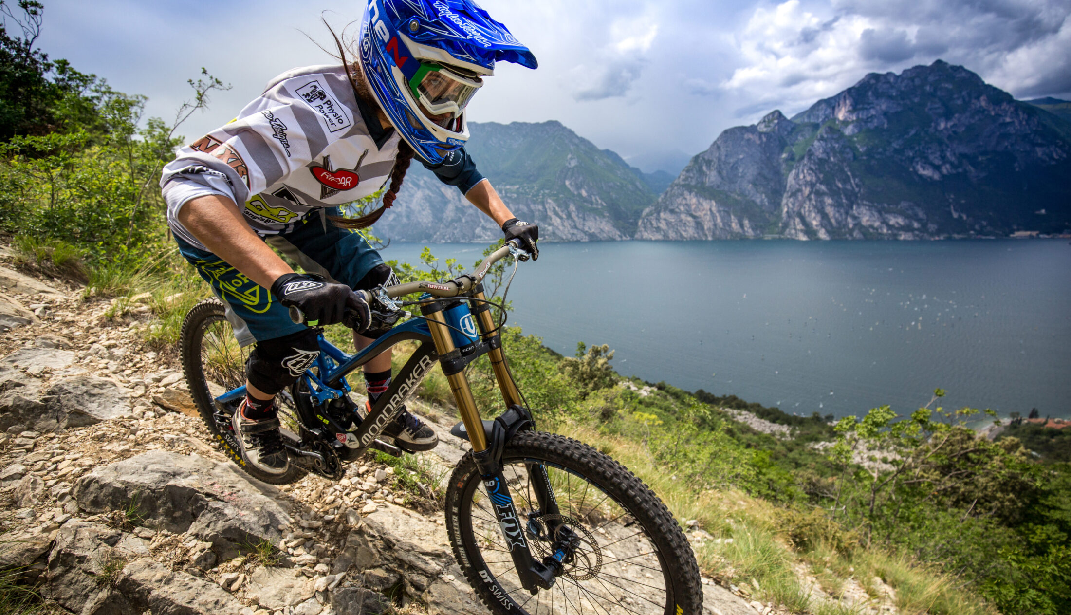 Lake Garda Mountain Biking Female Downhill Rider