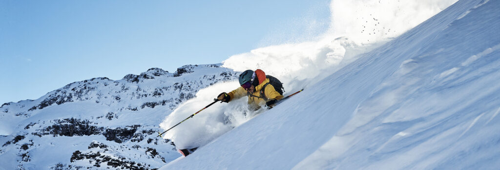 Marcus Caston skiing in Engelberg with Alpin Luxe